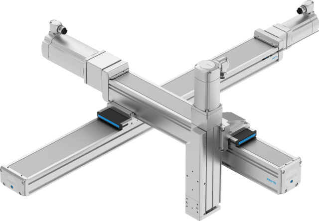 Sistem gantry XYZ dengan aktuator linear elektrik Festo